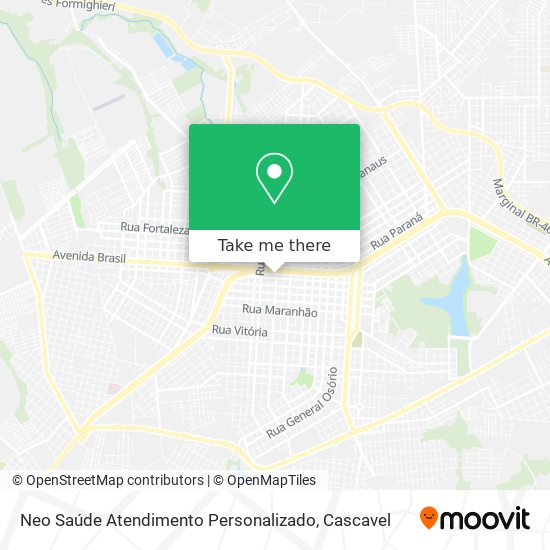 Neo Saúde Atendimento Personalizado map