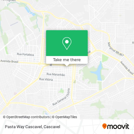 Mapa Pasta Way Cascavel