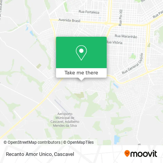 Recanto Amor Unico map