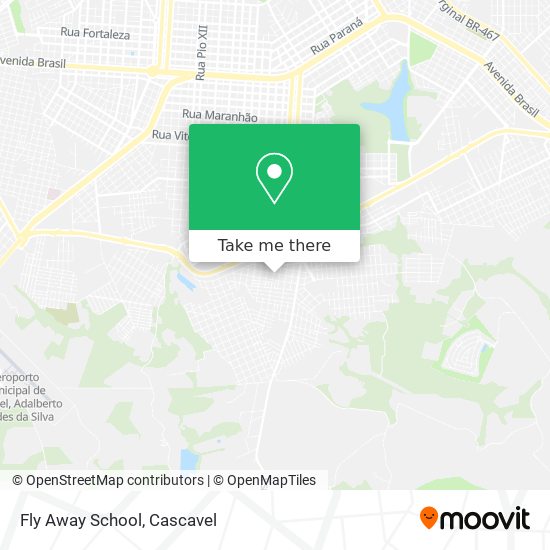 Fly Away School map