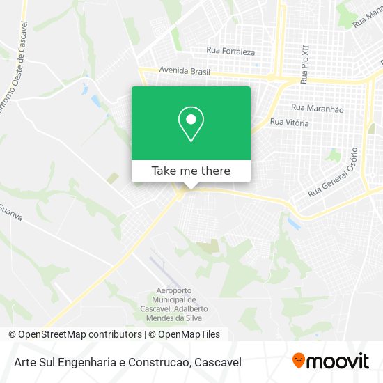Arte Sul Engenharia e Construcao map
