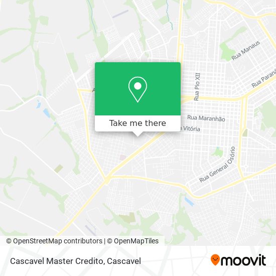 Cascavel Master Credito map