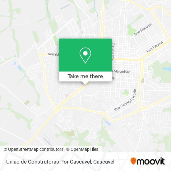 Uniao de Construtoras Por Cascavel map