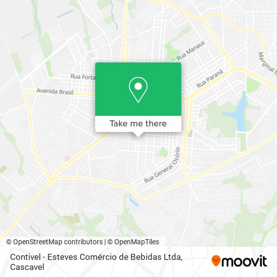 Mapa Contivel - Esteves Comércio de Bebidas Ltda