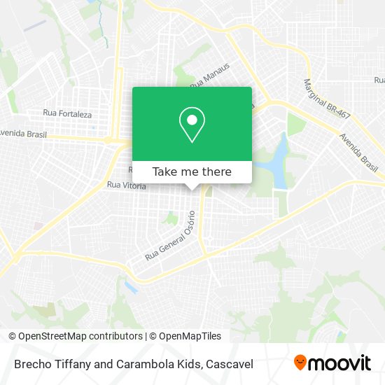 Brecho Tiffany and Carambola Kids map