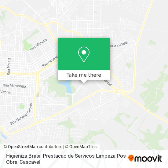 Mapa Higieniza Brasil Prestacao de Servicos Limpeza Pos Obra