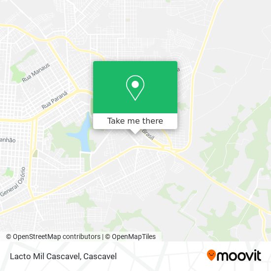 Lacto Mil Cascavel map