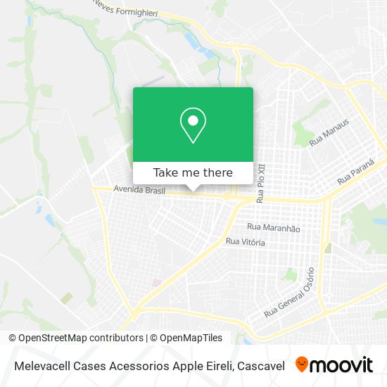 Mapa Melevacell Cases Acessorios Apple Eireli