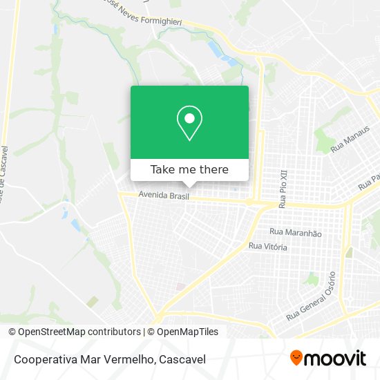 Cooperativa Mar Vermelho map