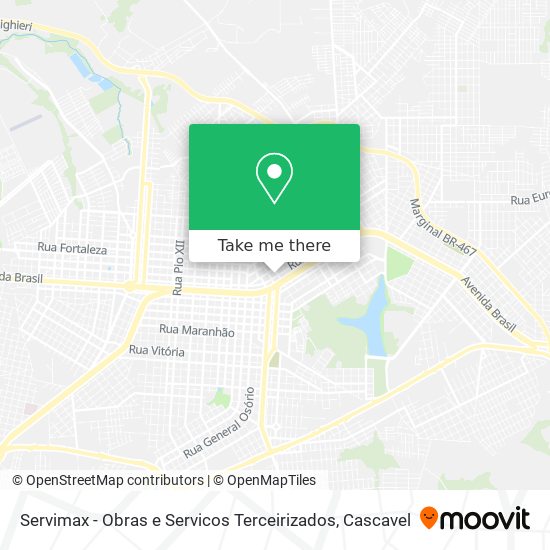 Servimax - Obras e Servicos Terceirizados map