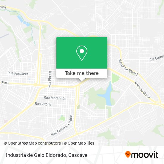 Industria de Gelo Eldorado map