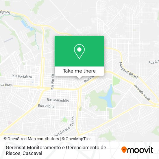 Mapa Gerensat Monitoramento e Gerenciamento de Riscos