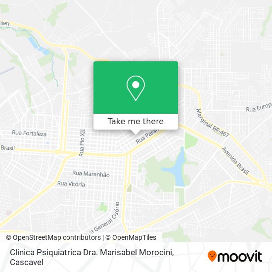 Clinica Psiquiatrica Dra. Marisabel Morocini map