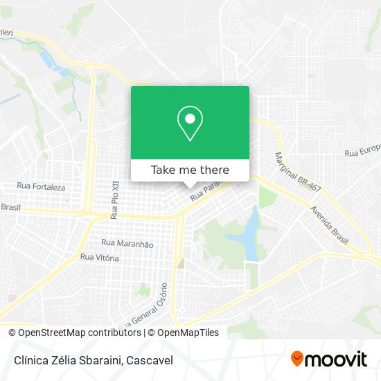Clínica Zélia Sbaraini map