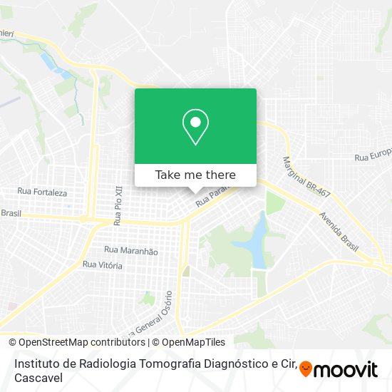 Instituto de Radiologia Tomografia Diagnóstico e Cir map