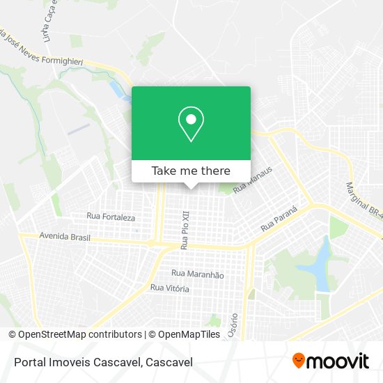 Portal Imoveis Cascavel map