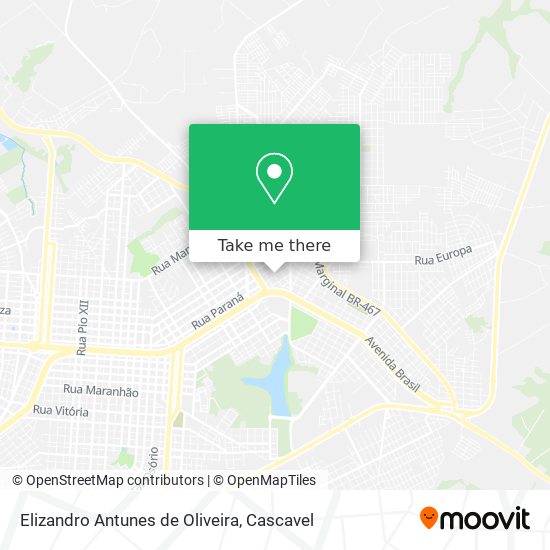 Elizandro Antunes de Oliveira map