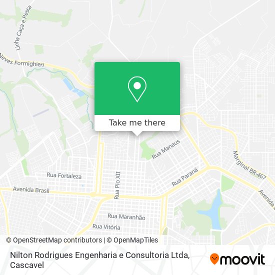 Mapa Nilton Rodrigues Engenharia e Consultoria Ltda