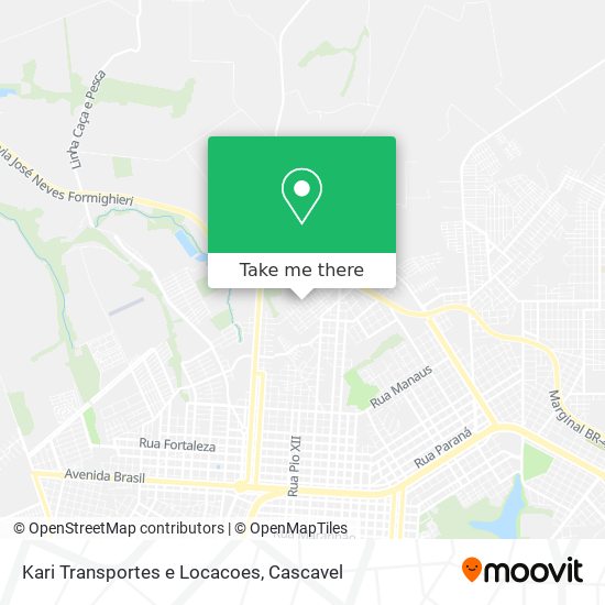 Kari Transportes e Locacoes map