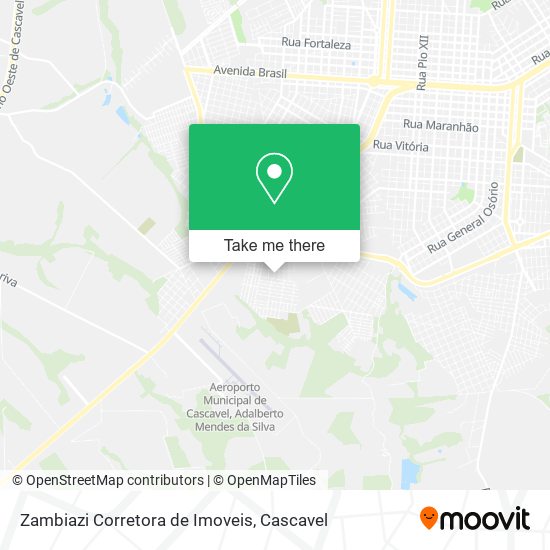 Mapa Zambiazi Corretora de Imoveis