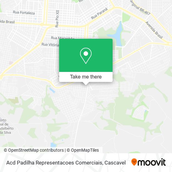 Acd Padilha Representacoes Comerciais map