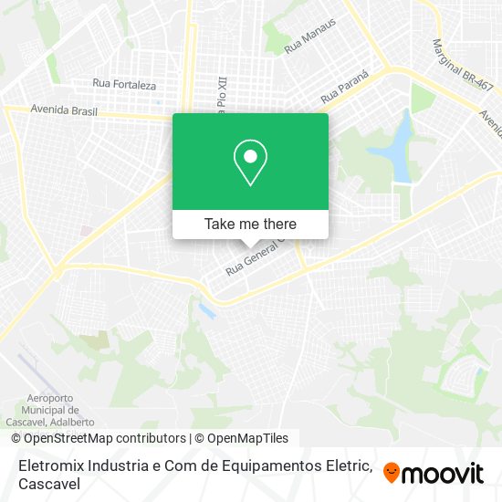 Eletromix Industria e Com de Equipamentos Eletric map