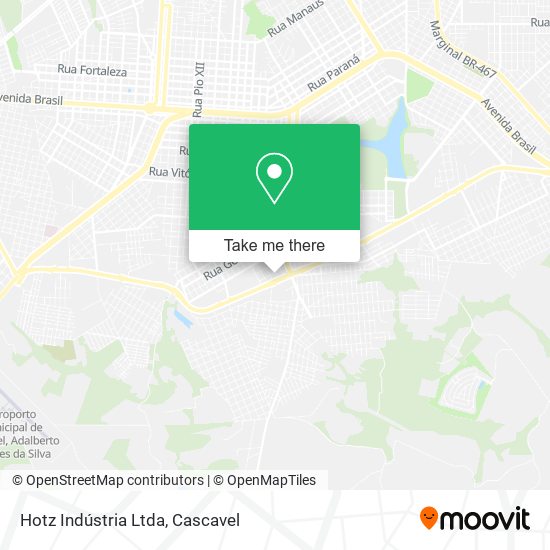 Hotz Indústria Ltda map