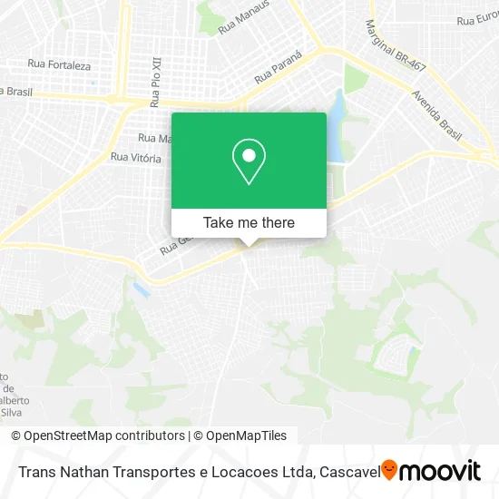 Trans Nathan Transportes e Locacoes Ltda map