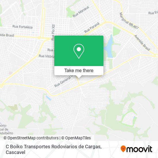 C Boiko Transportes Rodoviarios de Cargas map