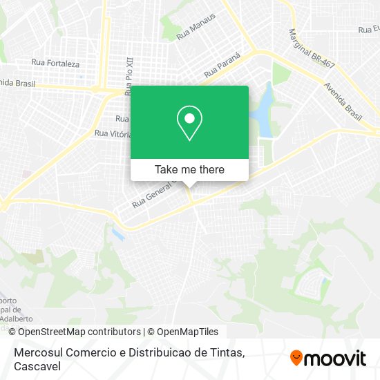 Mercosul Comercio e Distribuicao de Tintas map