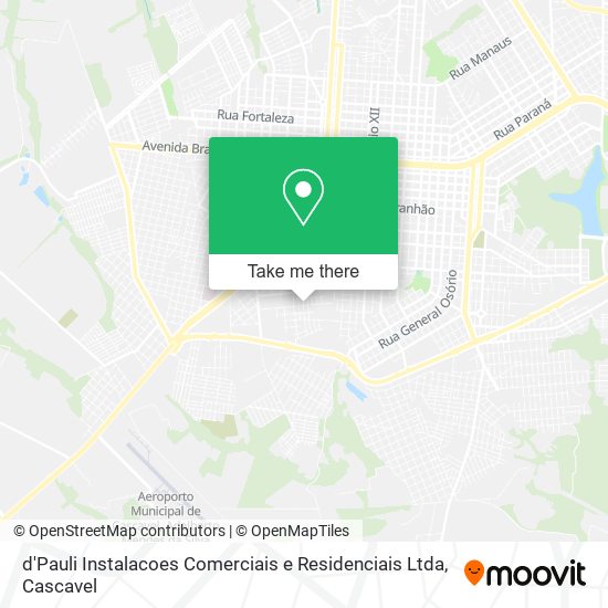 d'Pauli Instalacoes Comerciais e Residenciais Ltda map