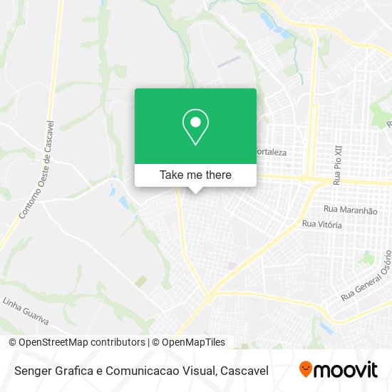 Senger Grafica e Comunicacao Visual map