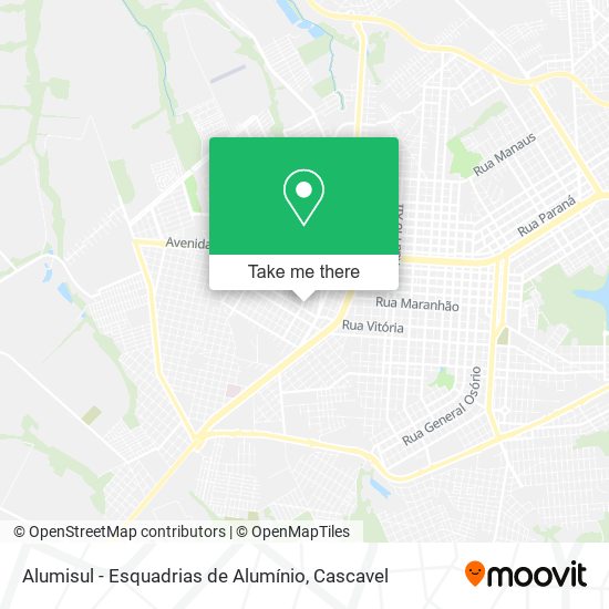 Alumisul - Esquadrias de Alumínio map