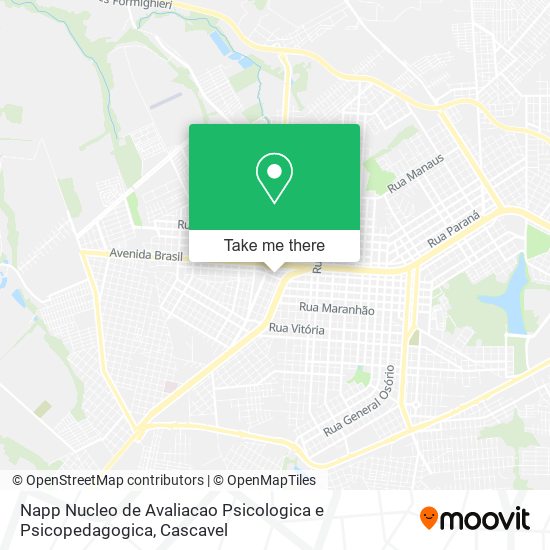 Napp Nucleo de Avaliacao Psicologica e Psicopedagogica map