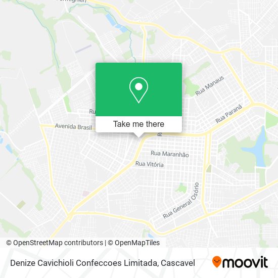 Denize Cavichioli Confeccoes Limitada map