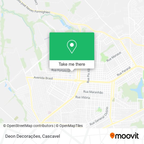 Deon Decorações map