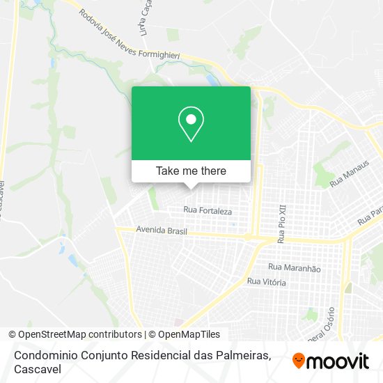 Condominio Conjunto Residencial das Palmeiras map