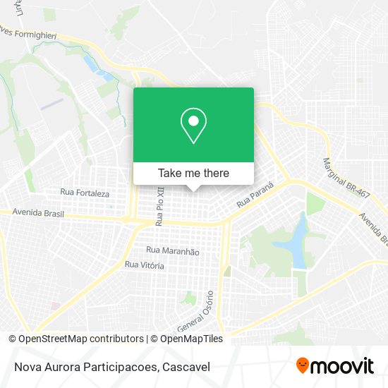 Nova Aurora Participacoes map