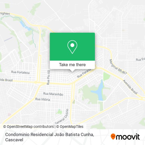 Condominio Residencial João Batista Cunha map