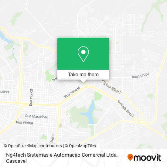 Mapa Ng4tech Sistemas e Automacao Comercial Ltda