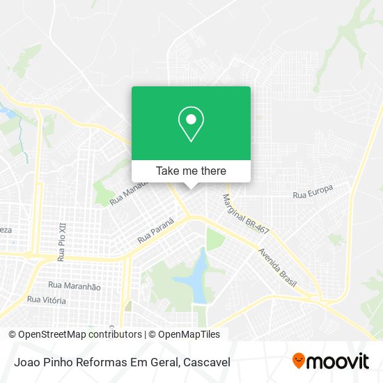 Joao Pinho Reformas Em Geral map