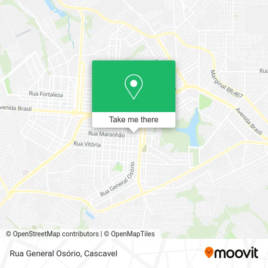 Rua General Osório map