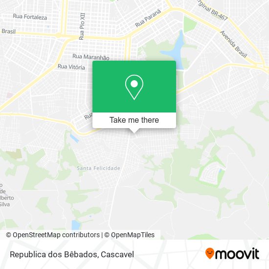 Republica dos Bêbados map