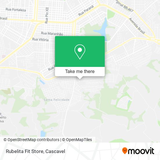 Mapa Rubelita Fit Store