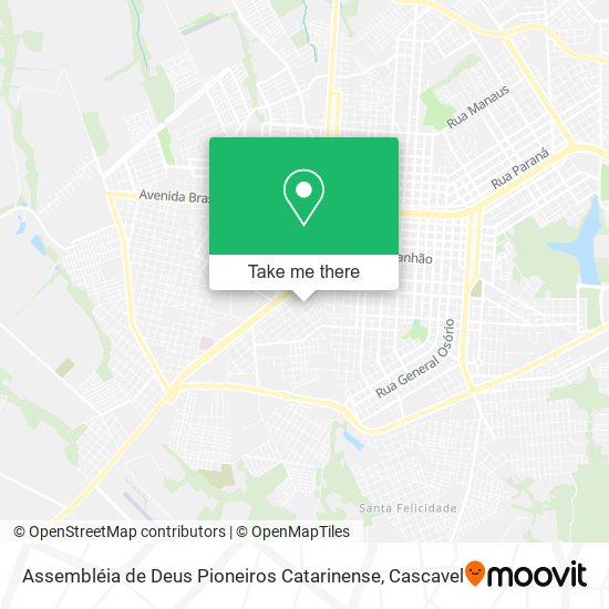 Assembléia de Deus Pioneiros Catarinense map