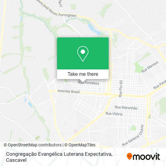 Congregação Evangélica Luterana Expectativa map