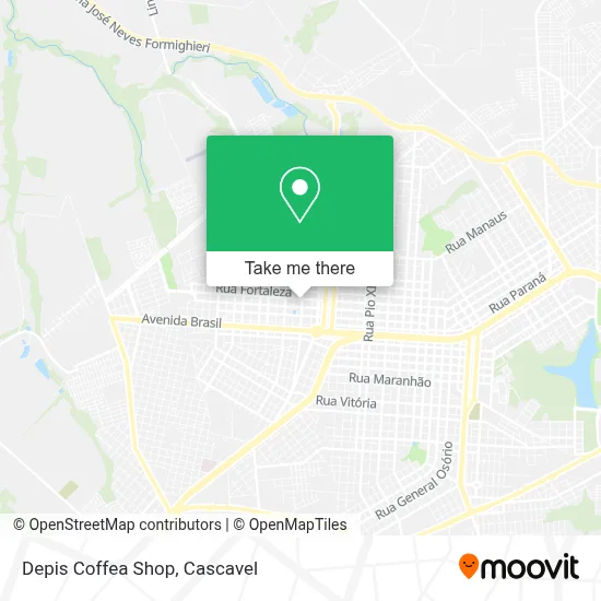 Depis Coffea Shop map