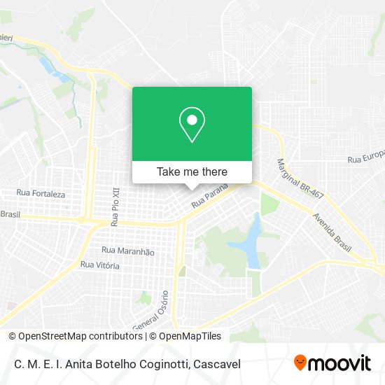 C. M. E. I. Anita Botelho Coginotti map