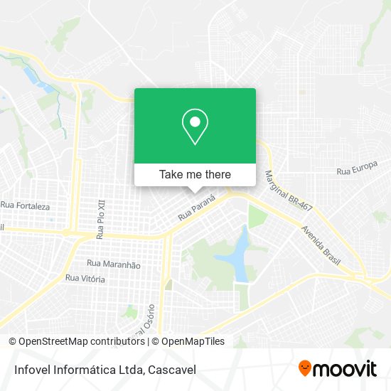 Mapa Infovel Informática Ltda