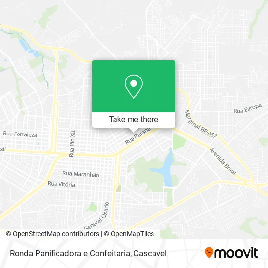 Ronda Panificadora e Confeitaria map